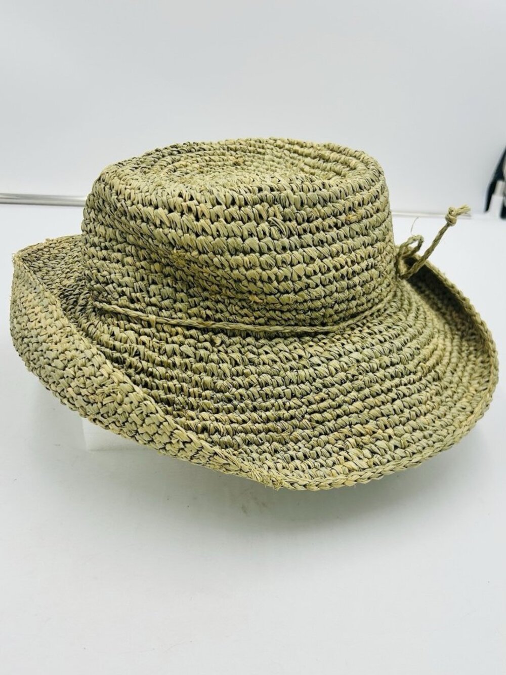 Women's TOMMY BAHAMA Maria Upturn Raffia Packable Hat ONE SIZE
